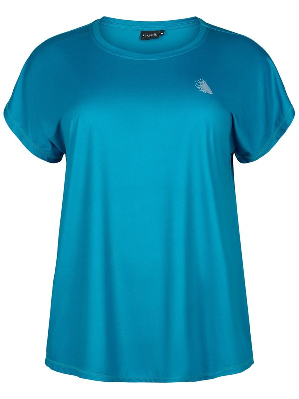 Active by Zizzi Active by Zizzi Функционална тениска 'Abasic'  тюркоазен