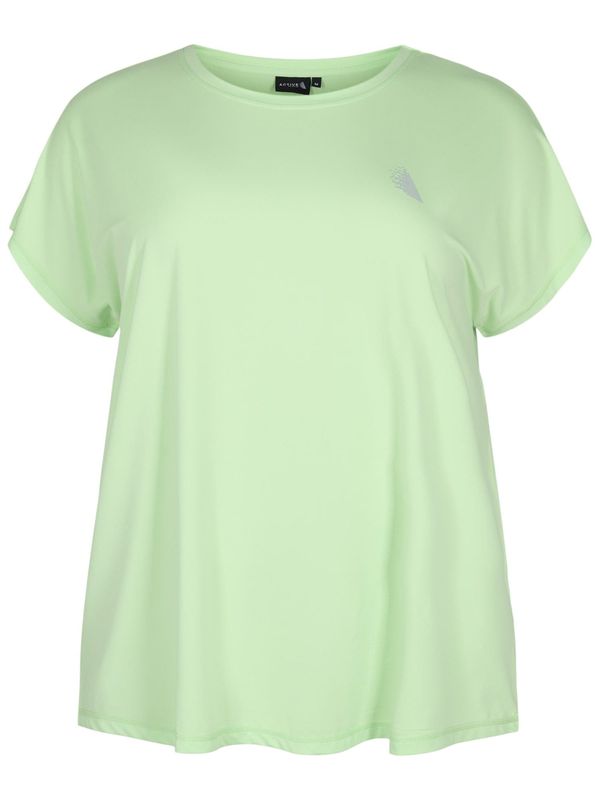 Active by Zizzi Active by Zizzi Функционална тениска 'Abasic'  зелено