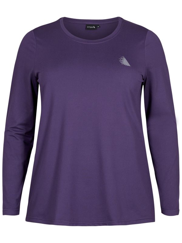 Active by Zizzi Active by Zizzi Функционална тениска  слива / бяло