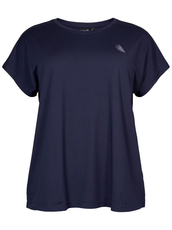 Active by Zizzi Active by Zizzi Функционална тениска  тъмносиньо / бяло