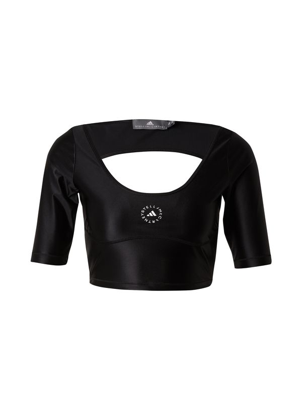 ADIDAS BY STELLA MCCARTNEY ADIDAS BY STELLA MCCARTNEY Функционална тениска  черно / бяло