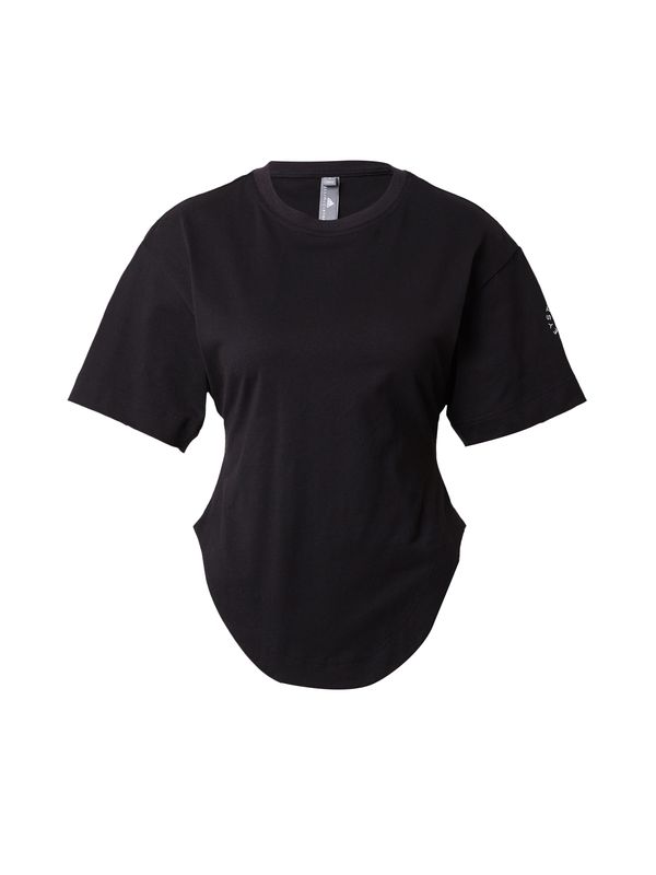 ADIDAS BY STELLA MCCARTNEY ADIDAS BY STELLA MCCARTNEY Функционална тениска 'Curfed Hem'  черно