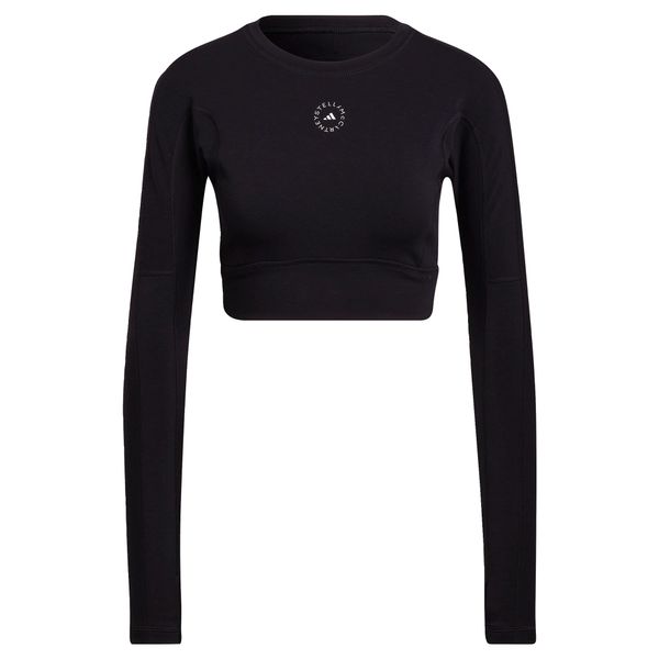 ADIDAS BY STELLA MCCARTNEY ADIDAS BY STELLA MCCARTNEY Функционална тениска 'Truestrength'  черно / бяло