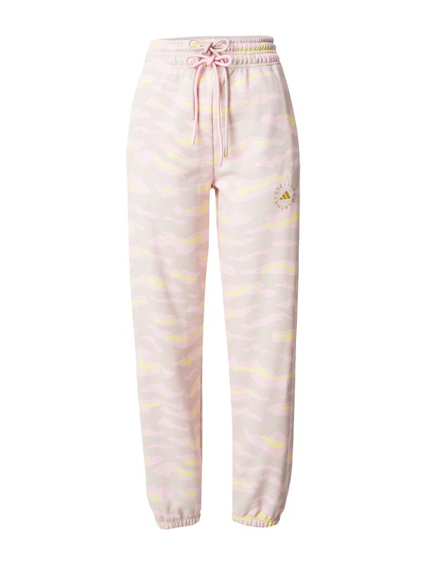 ADIDAS BY STELLA MCCARTNEY ADIDAS BY STELLA MCCARTNEY Спортен панталон 'Printed'  жълто / светлосиво / маслина / бледорозово