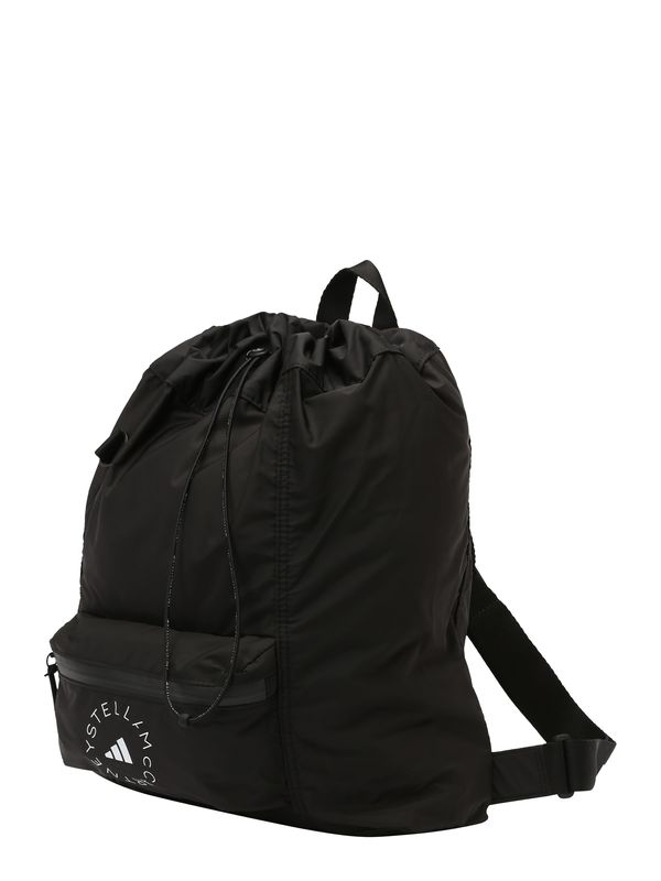 ADIDAS BY STELLA MCCARTNEY ADIDAS BY STELLA MCCARTNEY Спортна фитнес чанта 'Gym Sack'  черно / бяло