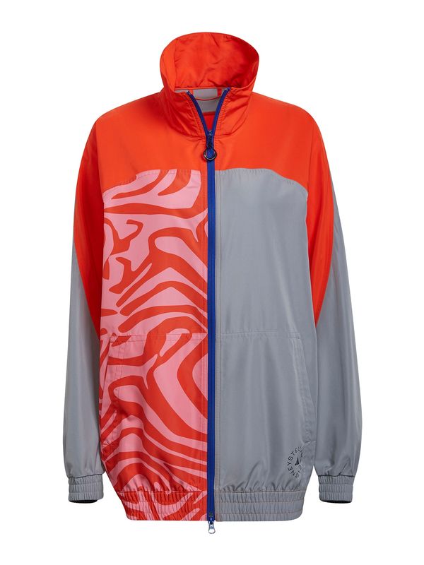 ADIDAS BY STELLA MCCARTNEY ADIDAS BY STELLA MCCARTNEY Яке за трениране  сиво / светлосиво / оранжево