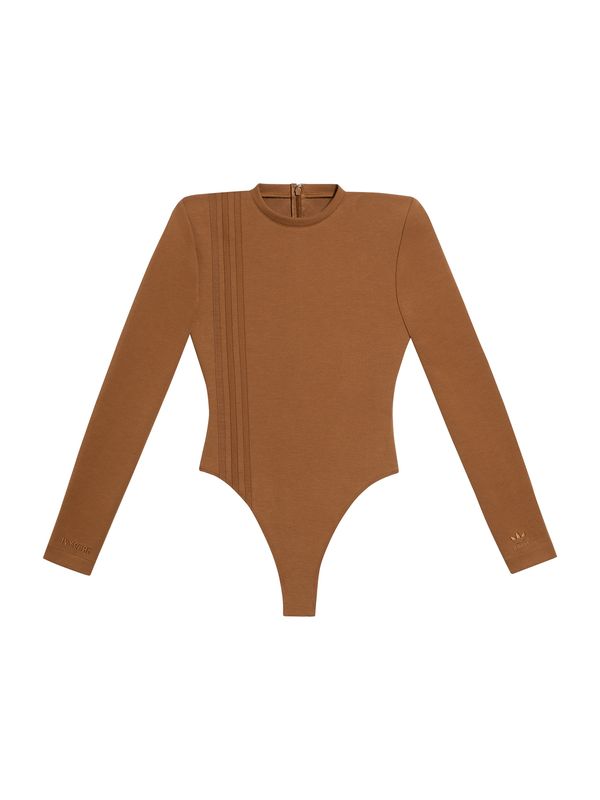 ADIDAS ORIGINALS ADIDAS ORIGINALS Блуза боди  кафяво