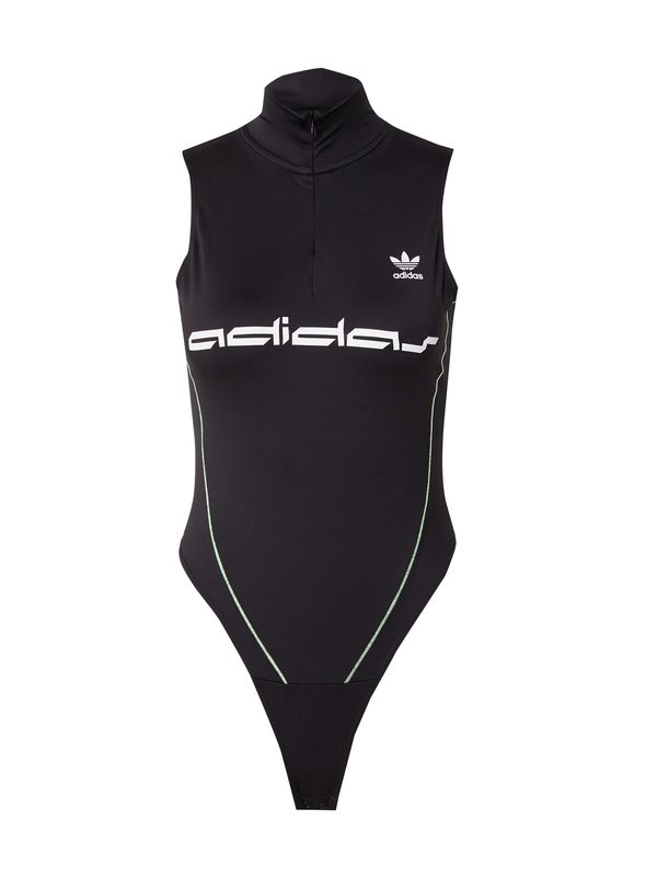 ADIDAS ORIGINALS ADIDAS ORIGINALS Блуза боди  пастелно зелено / черно / бяло