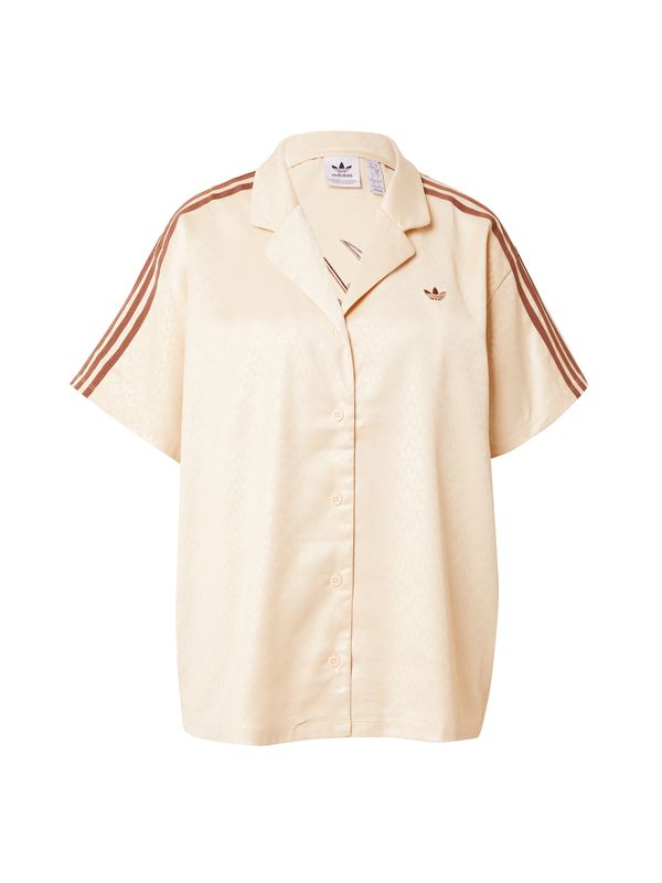 ADIDAS ORIGINALS ADIDAS ORIGINALS Блуза  цвят "пясък" / карамел