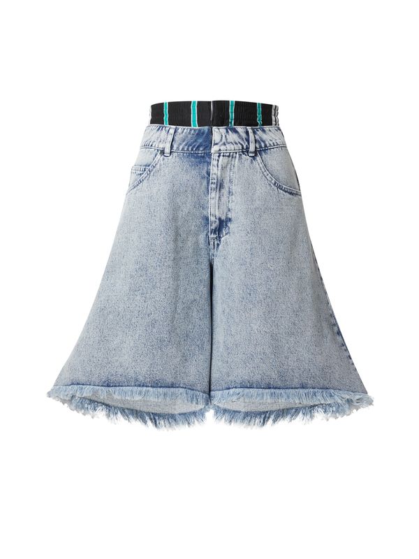 ADIDAS ORIGINALS ADIDAS ORIGINALS Дънки 'KSENIA'  светлосиньо / нефритено зелено / черно / бяло