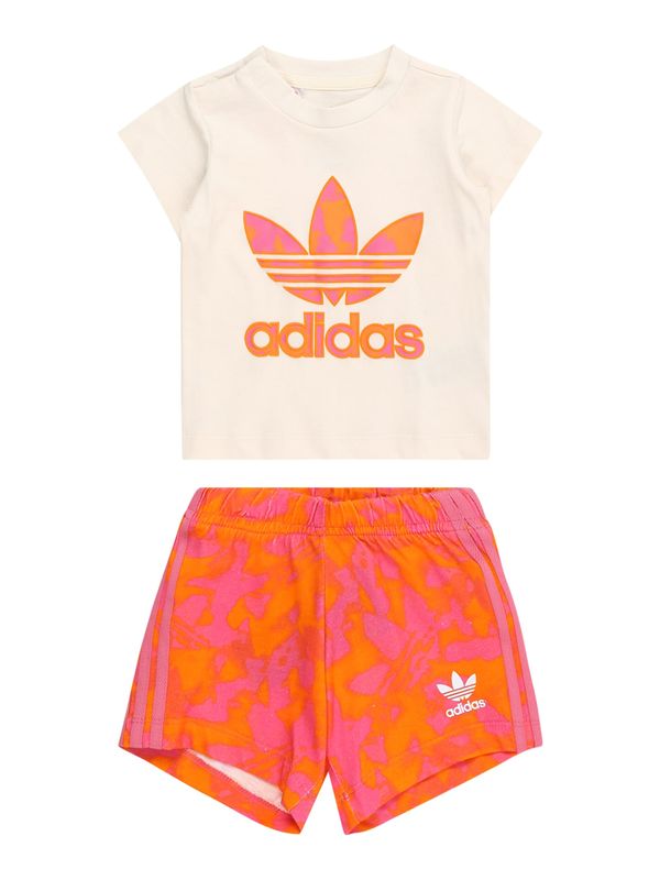 ADIDAS ORIGINALS ADIDAS ORIGINALS Комплект  оранжево / светлорозово / бяло