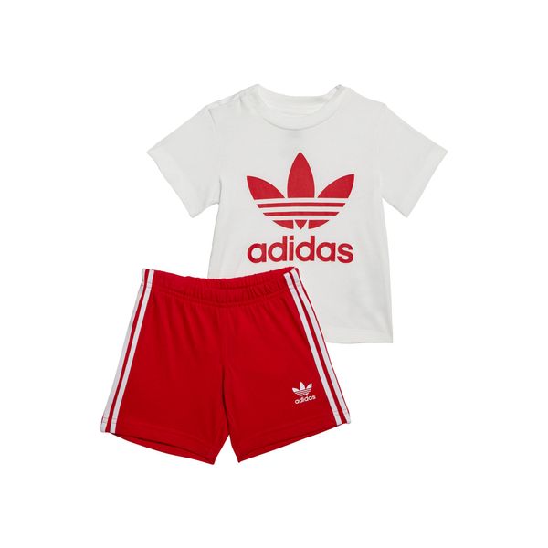 ADIDAS ORIGINALS ADIDAS ORIGINALS Комплект 'Trefoil'  червено / бяло
