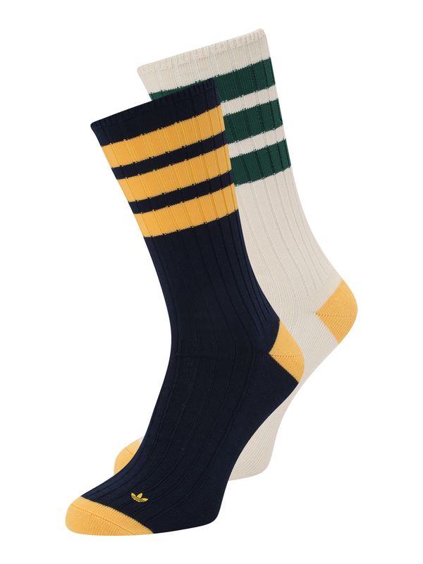 ADIDAS ORIGINALS ADIDAS ORIGINALS Къси чорапи 'RIFTA'  екрю / тъмносиньо / тъмнозелено / оранжево