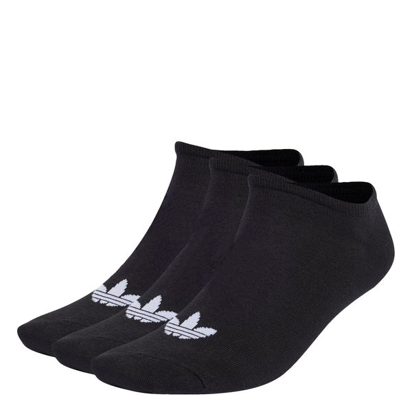 ADIDAS ORIGINALS ADIDAS ORIGINALS Къси чорапи 'Trefoil Liner '  черно / бяло
