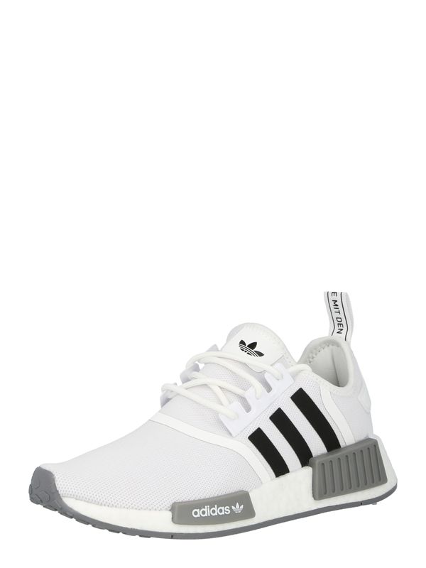 ADIDAS ORIGINALS ADIDAS ORIGINALS Ниски маратонки 'Nmd_R1 Primeblue'  черно / бяло