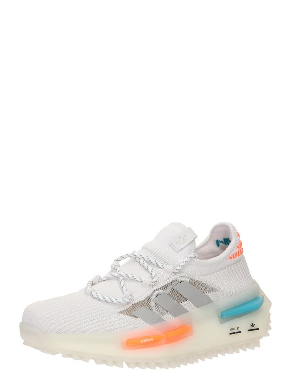 ADIDAS ORIGINALS ADIDAS ORIGINALS Ниски маратонки 'Nmd_S1'  сиво / оранжево / бяло