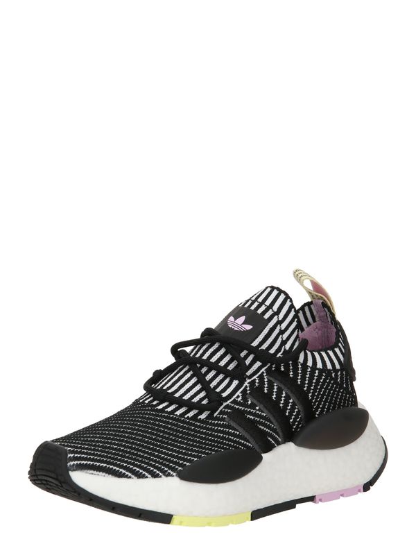 ADIDAS ORIGINALS ADIDAS ORIGINALS Ниски маратонки 'Nmd_W1'  черно / бяло