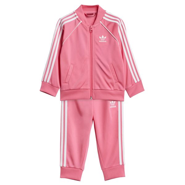 ADIDAS ORIGINALS ADIDAS ORIGINALS Облекло за бягане 'Adicolor'  бледорозово / бяло