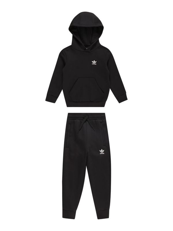 ADIDAS ORIGINALS ADIDAS ORIGINALS Облекло за бягане 'Adicolor'  черно / бяло