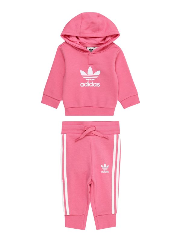 ADIDAS ORIGINALS ADIDAS ORIGINALS Облекло за бягане 'Adicolor'  розово / бяло