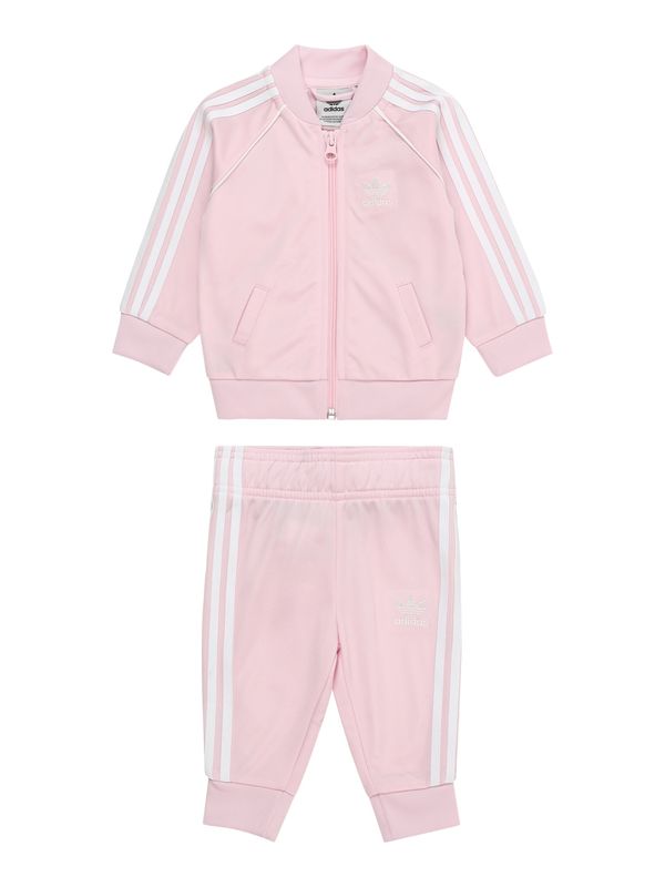 ADIDAS ORIGINALS ADIDAS ORIGINALS Облекло за бягане 'Adicolor Sst'  бледорозово / бяло