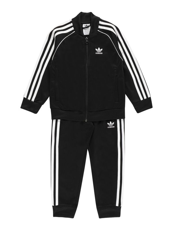 ADIDAS ORIGINALS ADIDAS ORIGINALS Облекло за бягане 'Adicolor Sst'  черно / бяло