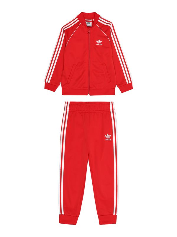 ADIDAS ORIGINALS ADIDAS ORIGINALS Облекло за бягане 'Adicolor Sst'  червено / бяло