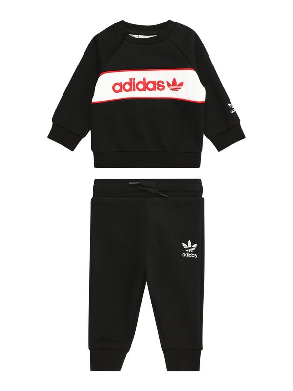 ADIDAS ORIGINALS ADIDAS ORIGINALS Облекло за бягане  оранжево-червено / черно / бяло