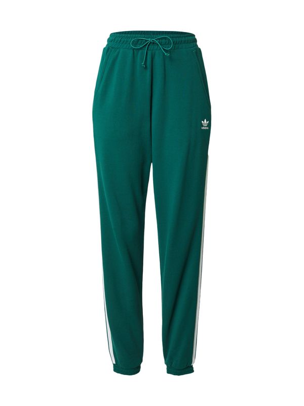 ADIDAS ORIGINALS ADIDAS ORIGINALS Панталон 'Adicolor Classics'  зелено / бяло