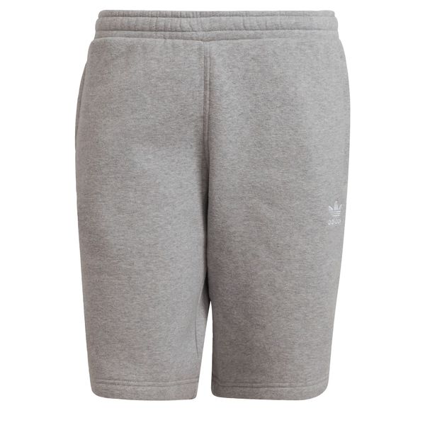 ADIDAS ORIGINALS ADIDAS ORIGINALS Панталон 'Adicolor Essentials Trefoil'  сив меланж / бяло