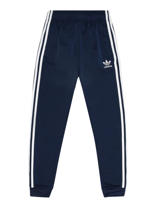 ADIDAS ORIGINALS ADIDAS ORIGINALS Панталон 'Adicolor Sst'  нощно синьо / бяло