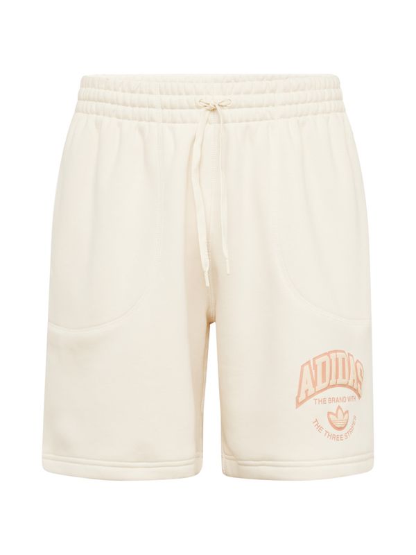 ADIDAS ORIGINALS ADIDAS ORIGINALS Панталон  пастелно оранжево / бяло