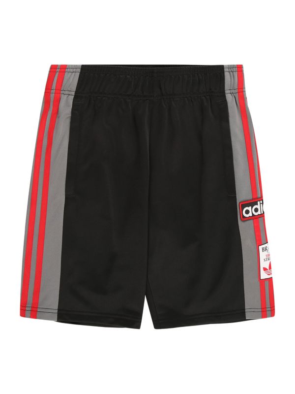 ADIDAS ORIGINALS ADIDAS ORIGINALS Панталон  сиво / червено / черно / бяло