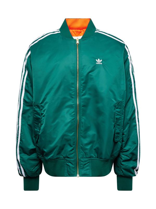 ADIDAS ORIGINALS ADIDAS ORIGINALS Преходно яке  елхово зелено / оранжево / бяло