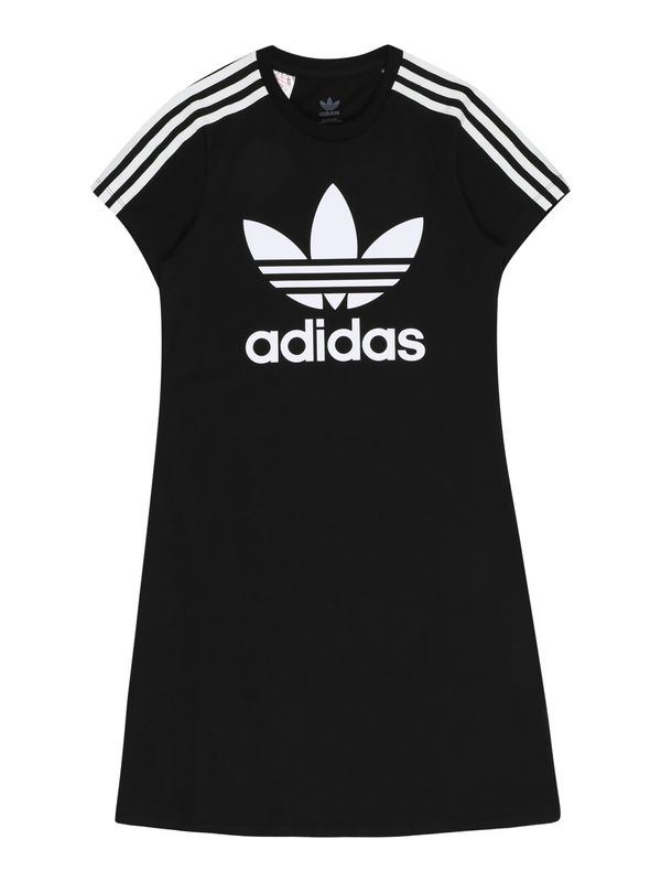 ADIDAS ORIGINALS ADIDAS ORIGINALS Рокля 'Adicolor'  черно / бяло