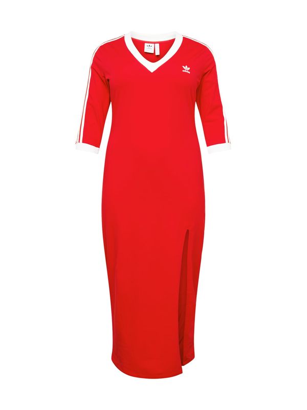 ADIDAS ORIGINALS ADIDAS ORIGINALS Рокля  червено / бяло