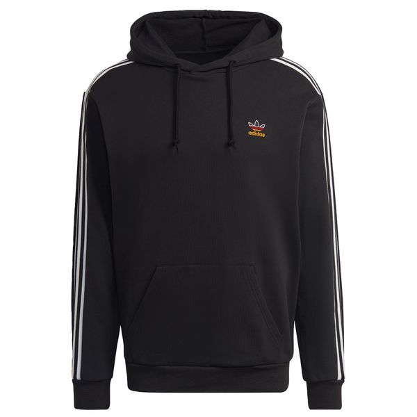 ADIDAS ORIGINALS ADIDAS ORIGINALS Суичър '3-Stripes'  жълто / черешово червено / черно / бяло