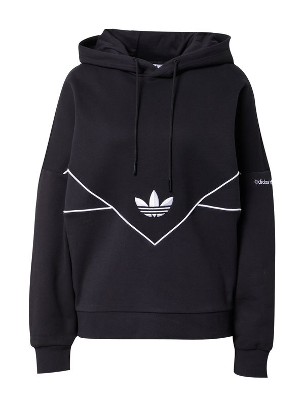 ADIDAS ORIGINALS ADIDAS ORIGINALS Суичър  черно / бяло