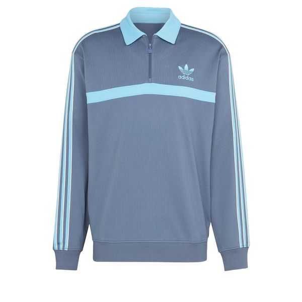 ADIDAS ORIGINALS ADIDAS ORIGINALS Суичър 'Collared'  синьо / светлосиньо