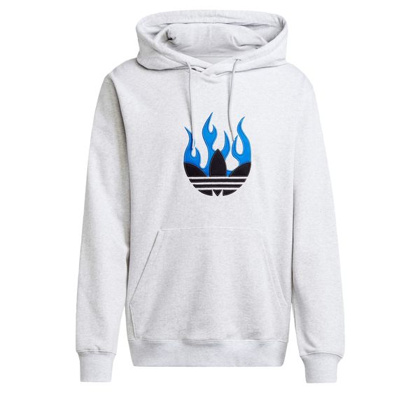 ADIDAS ORIGINALS ADIDAS ORIGINALS Суичър ' Flames '  синьо / сиво