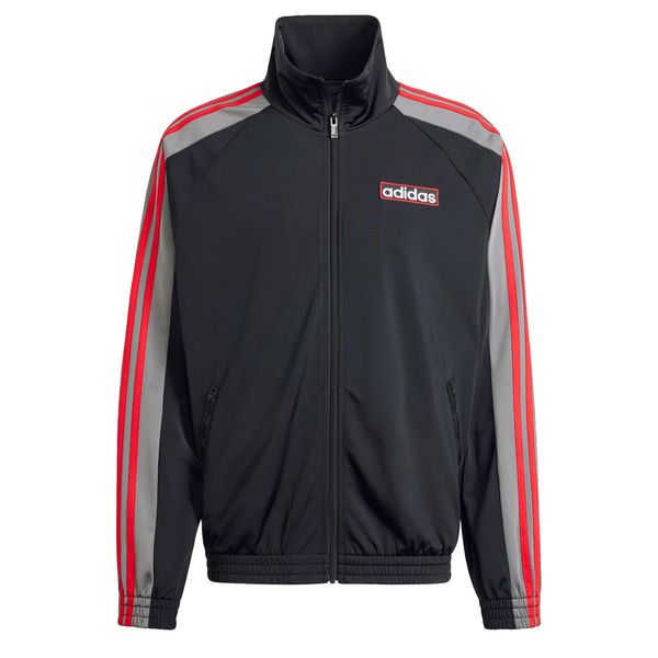 ADIDAS ORIGINALS ADIDAS ORIGINALS Суичъри с качулка 'Adibreak'  сиво / червено / черно / бяло