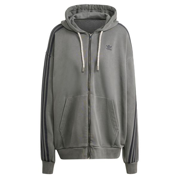 ADIDAS ORIGINALS ADIDAS ORIGINALS Суичъри с качулка ' Adilenium '  сиво / черно