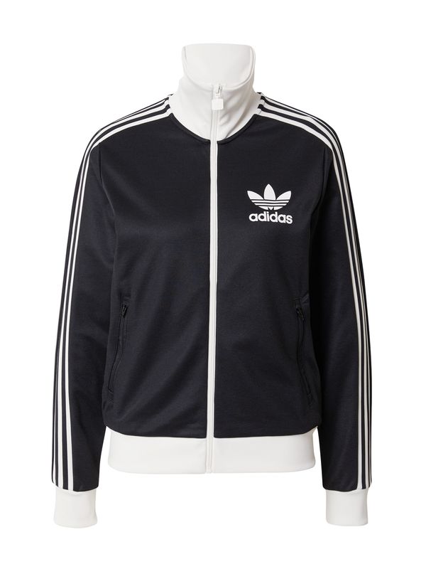ADIDAS ORIGINALS ADIDAS ORIGINALS Суичъри с качулка 'BECKENBAUER'  черно / бяло