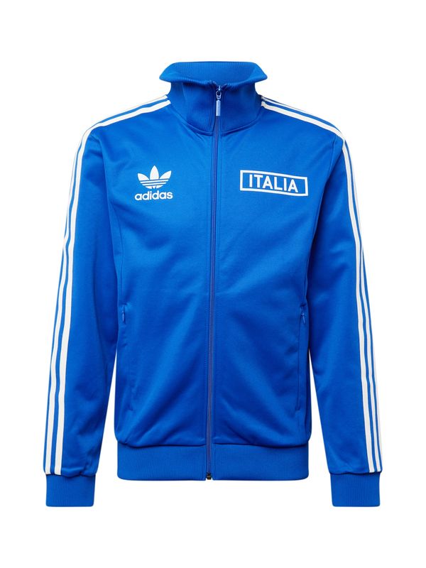 ADIDAS ORIGINALS ADIDAS ORIGINALS Суичъри с качулка  синьо / бяло