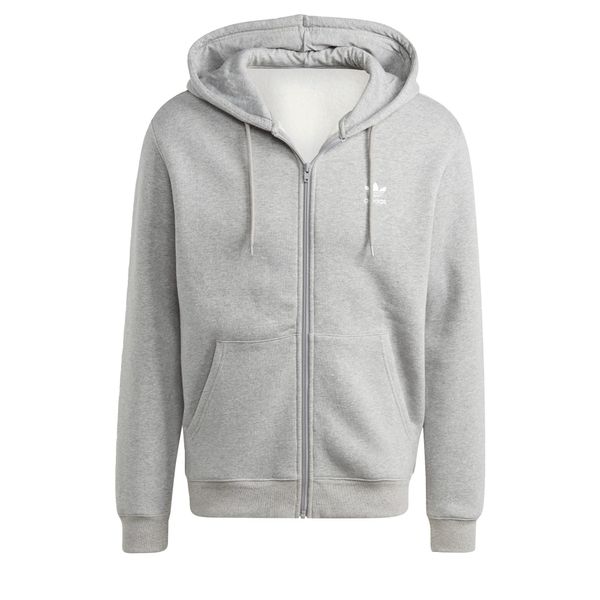 ADIDAS ORIGINALS ADIDAS ORIGINALS Суичъри с качулка 'Trefoil Essentials '  светлосиво