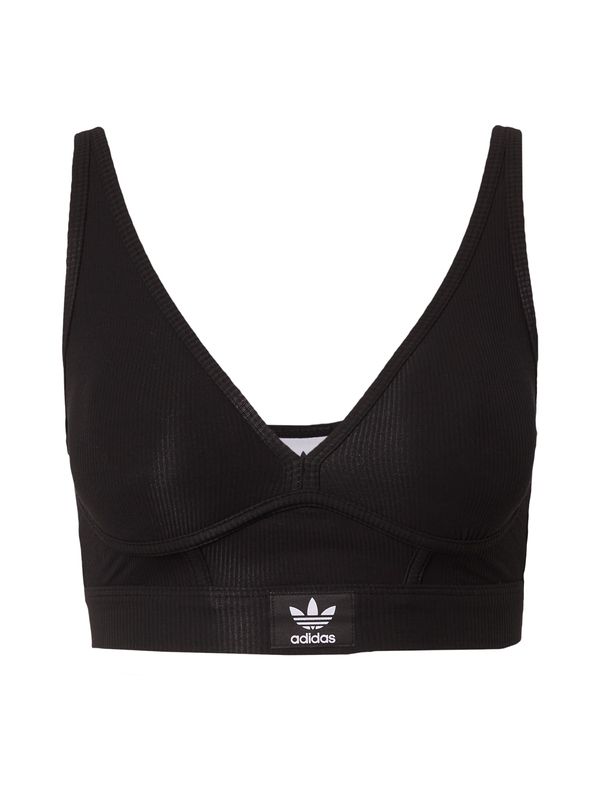 ADIDAS ORIGINALS ADIDAS ORIGINALS Сутиен  черно / бяло