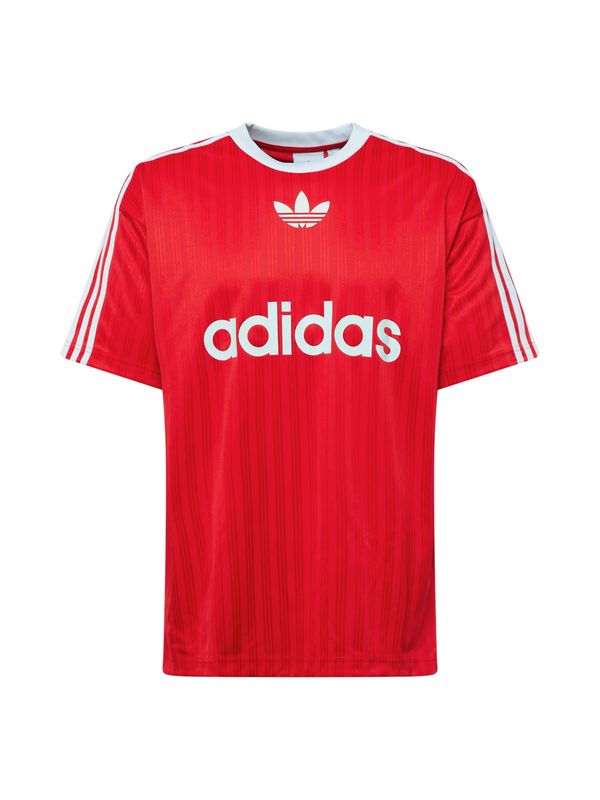 ADIDAS ORIGINALS ADIDAS ORIGINALS Тениска 'Adicolor'  червено / бяло