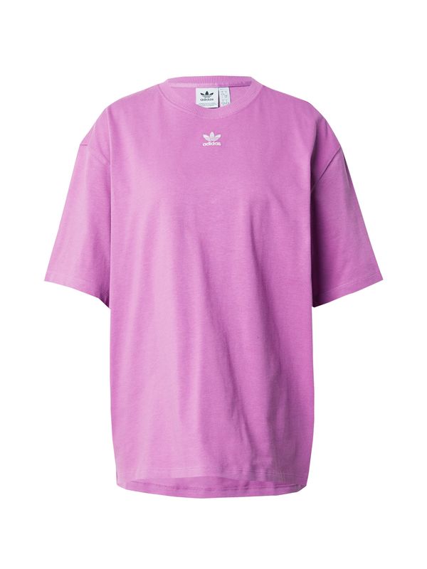ADIDAS ORIGINALS ADIDAS ORIGINALS Тениска 'Adicolor Essentials'  лилав / бяло