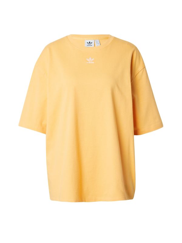 ADIDAS ORIGINALS ADIDAS ORIGINALS Тениска 'Adicolor Essentials'  жълто / бяло