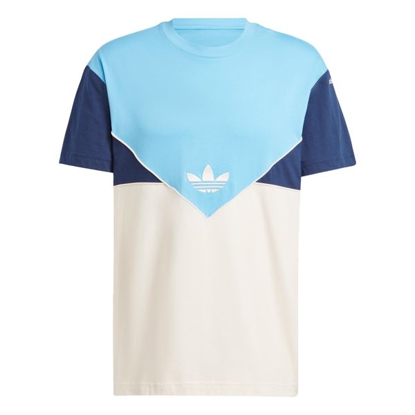 ADIDAS ORIGINALS ADIDAS ORIGINALS Тениска 'Adicolor Seasonal Archive'  екрю / нейви синьо / небесносиньо / бяло